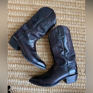 Vintage Lucchese 2000 Leather Men’s Cowboy Boots